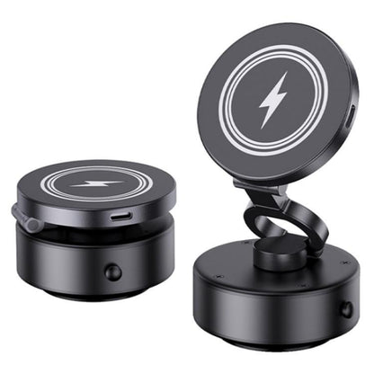 D1 15W Wireless Charging Electric Vacuum Suction Multi  Angle Rotating Car Phone Holder - Wireless Charger Holders by buy2fix | Online Shopping UK | buy2fix