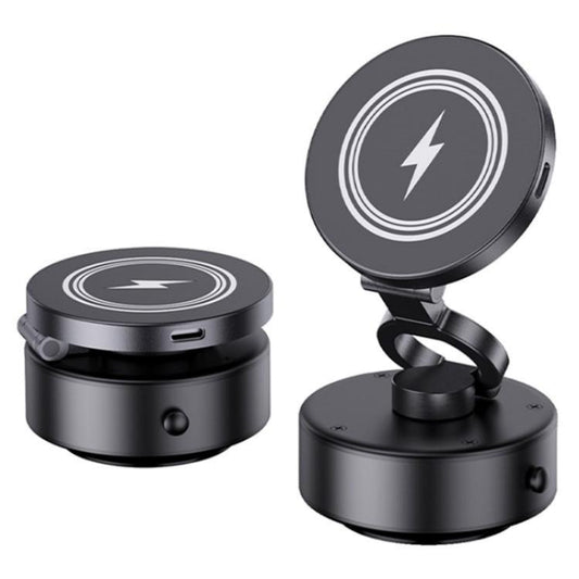 D1 15W Wireless Charging Electric Vacuum Suction Multi  Angle Rotating Car Phone Holder - Wireless Charger Holders by buy2fix | Online Shopping UK | buy2fix