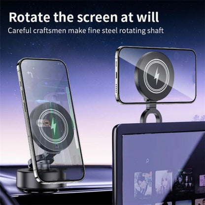D1 15W Wireless Charging Electric Vacuum Suction Multi  Angle Rotating Car Phone Holder - Wireless Charger Holders by buy2fix | Online Shopping UK | buy2fix