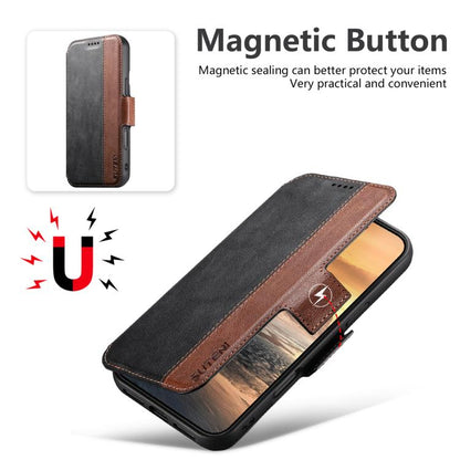 For iPhone 16 Plus Suteni Q07 2-in-1 Multi-function Detachable Wallet MagSafe Phone Case(Black) - iPhone 16 Plus Cases by Suteni | Online Shopping UK | buy2fix
