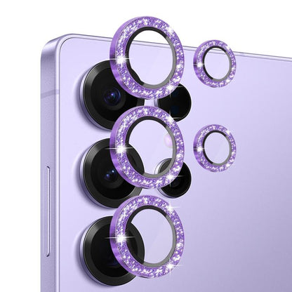 For Samsung Galaxy S25 Ultra 5G NORTHJO 1 Set Camera Lens Protector Glitter Metal Ring Film(Purple) - For Samsung by NORTHJO | Online Shopping UK | buy2fix