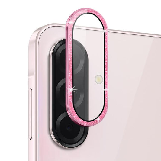 For Samsung Galaxy A36 5G / A56 5G NORTHJO 1 Set Camera Lens Protector Glitter Metal Ring Film(Pink) - For Samsung by NORTHJO | Online Shopping UK | buy2fix
