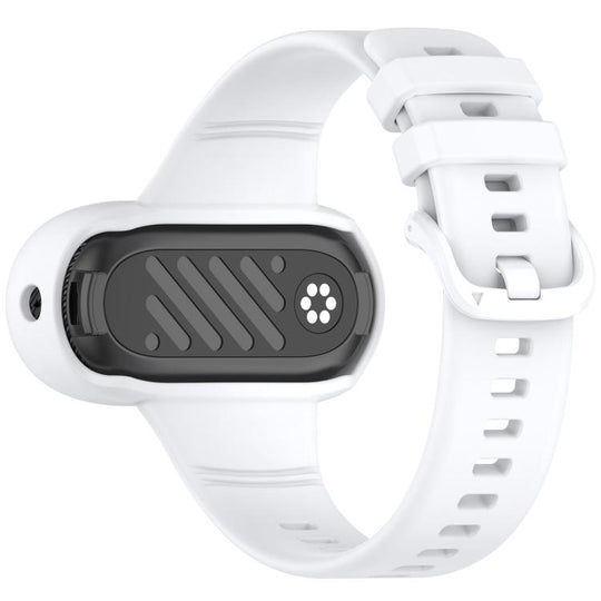 For Insta360 Go 3 / Go 3S / Go 2 Solid Color Silicone Watch Band(White)