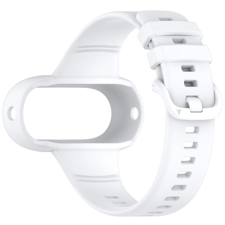 For Insta 360 Go 3 / Go 3S / Go 2 Solid Color Silicone Watch Band(White) - Case & Bags by buy2fix | Online Shopping UK | buy2fix