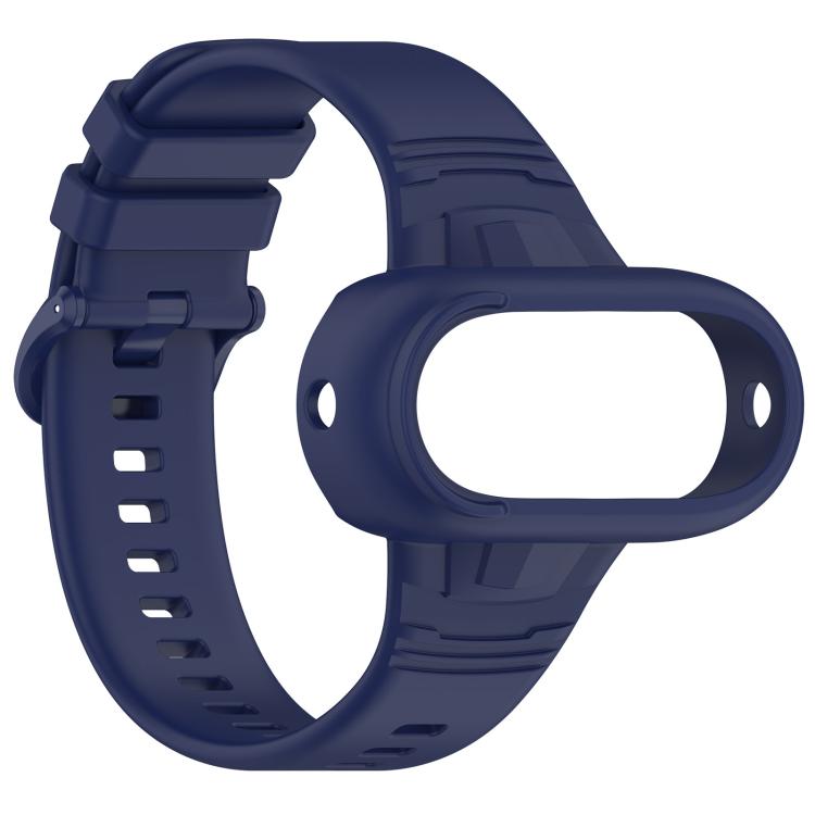 For Insta 360 Go 3 / Go 3S / Go 2 Solid Color Silicone Watch Band(Dark Blue) - Case & Bags by buy2fix | Online Shopping UK | buy2fix