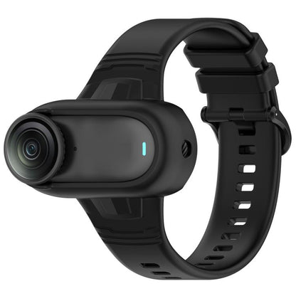 For Insta 360 Go 3 / Go 3S / Go 2 Solid Color Silicone Watch Band(Black) - Case & Bags by buy2fix | Online Shopping UK | buy2fix