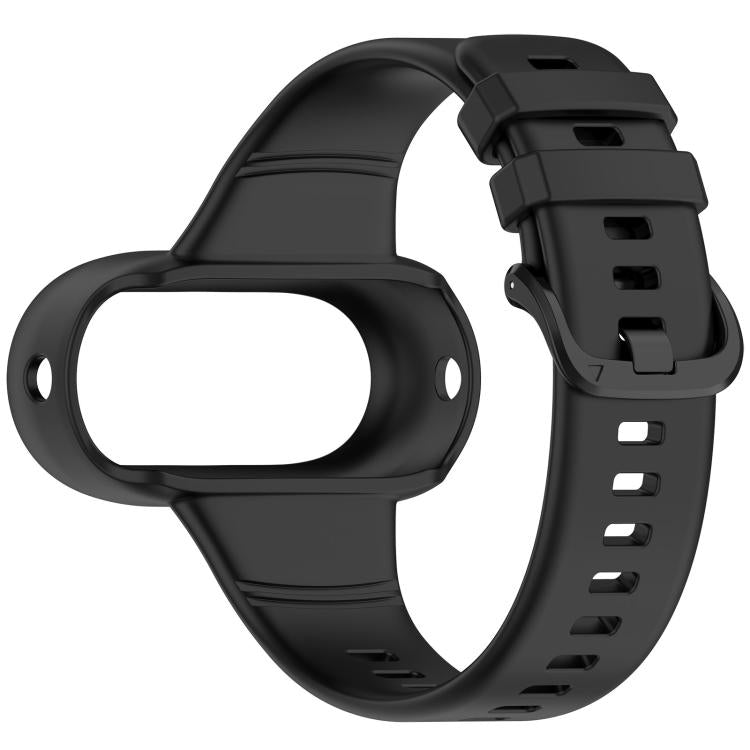 For Insta 360 Go 3 / Go 3S / Go 2 Solid Color Silicone Watch Band(Black) - Case & Bags by buy2fix | Online Shopping UK | buy2fix