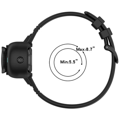 For Insta 360 Go 3 / Go 3S / Go 2 Solid Color Silicone Watch Band(Black) - Case & Bags by buy2fix | Online Shopping UK | buy2fix