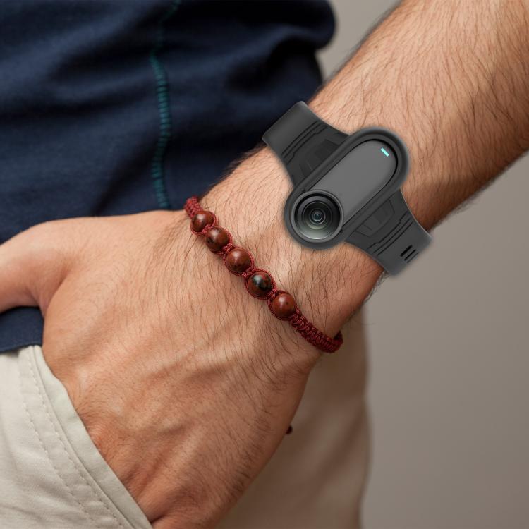 For Insta 360 Go 3 / Go 3S / Go 2 Solid Color Silicone Watch Band(Light Pink) - Case & Bags by buy2fix | Online Shopping UK | buy2fix