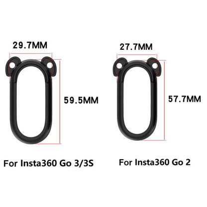 For Insta 360 Go 3S / Go 3  Solid Color Silicone Protective Case(Black) - Case & Bags by buy2fix | Online Shopping UK | buy2fix