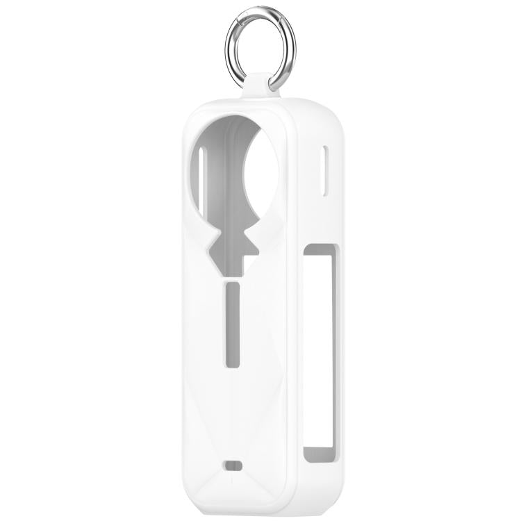 For Insta360 X5 Silicone Protective Case(White) - Case & Bags by buy2fix | Online Shopping UK | buy2fix