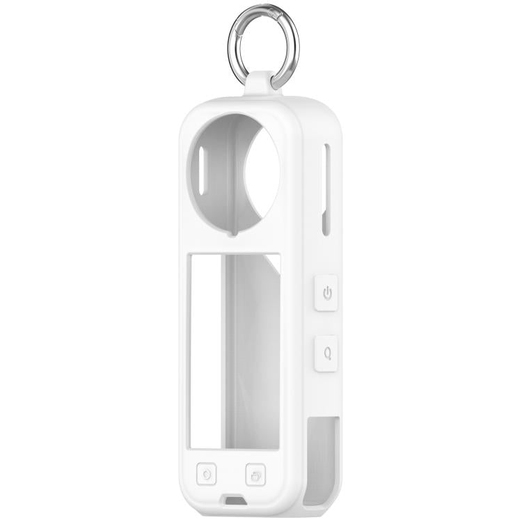 For Insta360 X5 Silicone Protective Case(White) - Case & Bags by buy2fix | Online Shopping UK | buy2fix