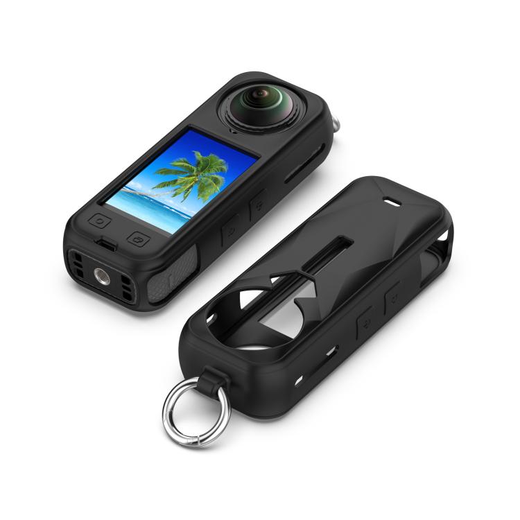 For Insta360 X5 Silicone Protective Case(Black) - Case & Bags by buy2fix | Online Shopping UK | buy2fix