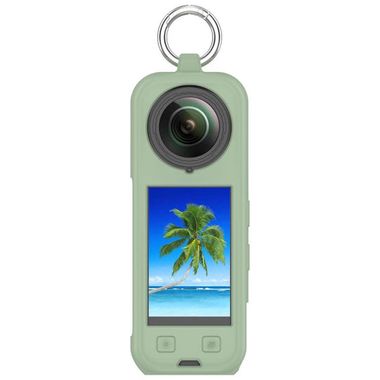 For Insta360 X5 Silicone Protective Case(Ice Lake Green)