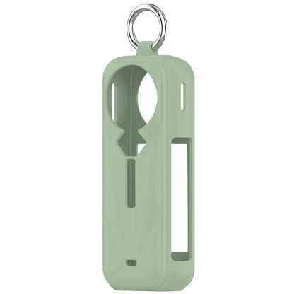 For Insta360 X5 Silicone Protective Case(Ice Lake Green) - Case & Bags by buy2fix | Online Shopping UK | buy2fix