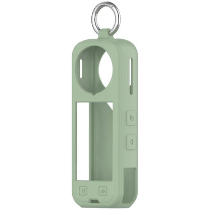 For Insta360 X5 Silicone Protective Case(Ice Lake Green) - Case & Bags by buy2fix | Online Shopping UK | buy2fix