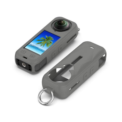 For Insta360 X5 Silicone Protective Case(Dark Gray) - Case & Bags by buy2fix | Online Shopping UK | buy2fix