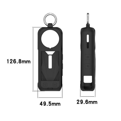 For Insta360 X5 Silicone Protective Case(White) - Case & Bags by buy2fix | Online Shopping UK | buy2fix