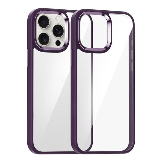 For iPhone 15 Pro Max Kalebol Gold Shield PC Hybrid TPU Phone Case(Dark Purple) - iPhone 15 Pro Max Cases by Kalebol | Online Shopping UK | buy2fix