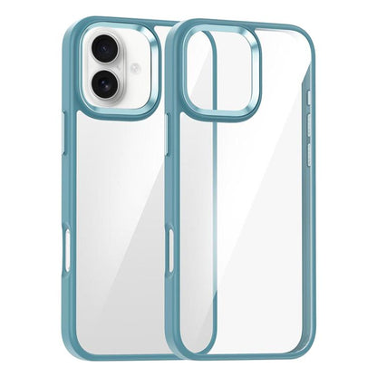 For iPhone 16 Plus Kalebol Gold Shield PC Hybrid TPU Phone Case(Lake Green) - iPhone 16 Plus Cases by Kalebol | Online Shopping UK | buy2fix