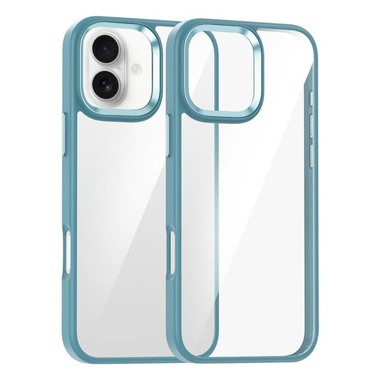 For iPhone 16 Plus Kalebol Gold Shield PC Hybrid TPU Phone Case(Lake Green) - iPhone 16 Plus Cases by Kalebol | Online Shopping UK | buy2fix
