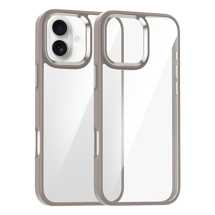 For iPhone 16 Kalebol Gold Shield PC Hybrid TPU Phone Case(Titanium Gold) - iPhone 16 Cases by Kalebol | Online Shopping UK | buy2fix