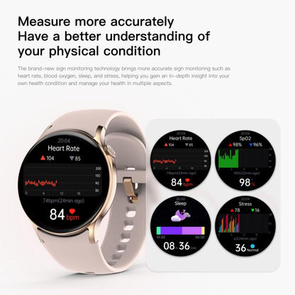 Sense 6 1.43 AMOLED Screen IP68 Waterproof Bluetooth Call Smartwatch Supports Health Monitoring(Purple) - Smart Watches by buy2fix | Online Shopping UK | buy2fix