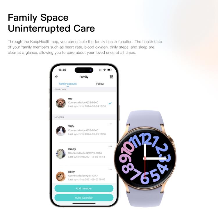 Sense 6 1.43 AMOLED Screen IP68 Waterproof Bluetooth Call Smartwatch Supports Health Monitoring(Black) - Smart Watches by buy2fix | Online Shopping UK | buy2fix