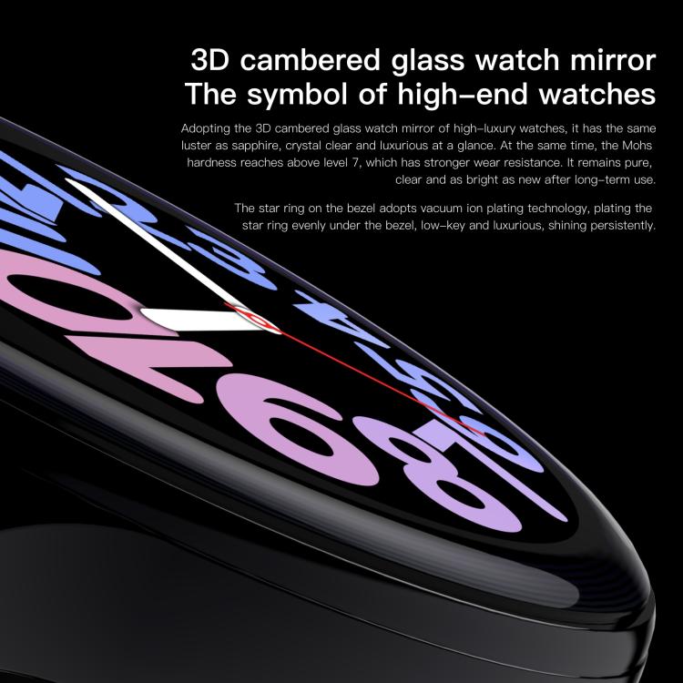 Sense 6 1.43 AMOLED Screen IP68 Waterproof Bluetooth Call Smartwatch Supports Health Monitoring(Black) - Smart Watches by buy2fix | Online Shopping UK | buy2fix