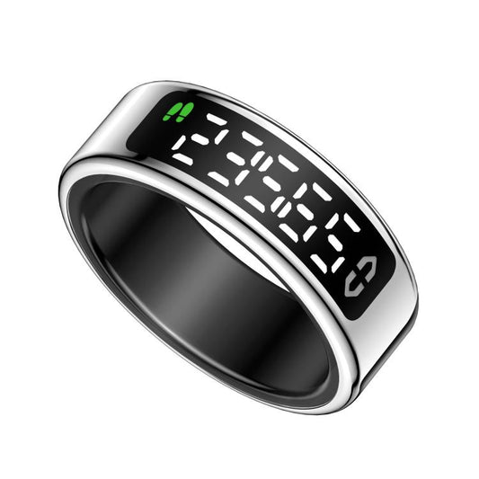 SY01 SIZE 10 Smart Ring, Support Heart Rate / Blood Oxygen / Sleep Monitoring / Multiple Sport Modes(Silver) - Smart Rings / Smart Telephones by buy2fix | Online Shopping UK | buy2fix