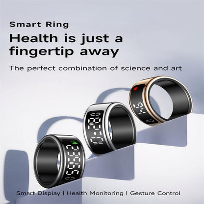 SY01 SIZE 12 Smart Ring, Support Heart Rate / Blood Oxygen / Sleep Monitoring / Multiple Sport Modes(Black) - Smart Rings / Smart Telephones by buy2fix | Online Shopping UK | buy2fix