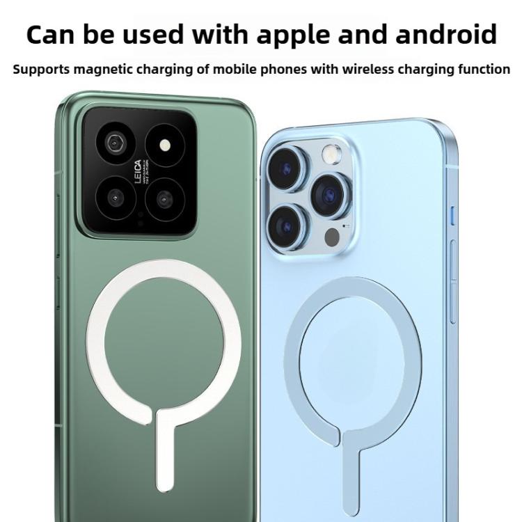 Kalebol Wireless Charging Aluminum Alloy Ring Magnetic Sheet(Titanium Lower Gap) - Others Accessories by Kalebol | Online Shopping UK | buy2fix