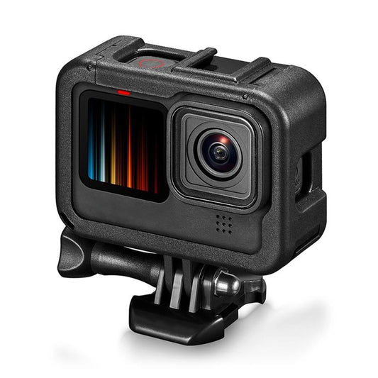 For GoPro HERO13 Black / HERO12 Black Dual Cold Shoes Frame Expansion PA Cage with Side Interface Cover - Skeleton Housing by buy2fix | Online Shopping UK | buy2fix