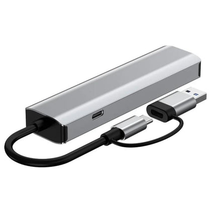 2501 RJ45 Gigabit Network Card Converter USB-C / USB to Ethernet Adapter - HUB with Lan adapter by buy2fix | Online Shopping UK | buy2fix