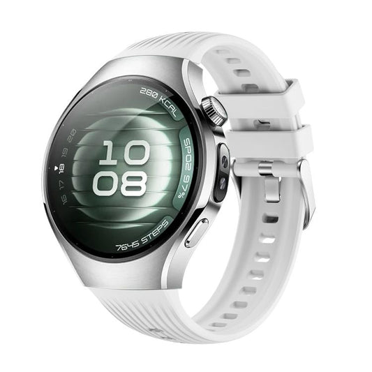For Huawei Watch 5 42mm Vertical Silicone Watch Band(White) - Watch Bands by buy2fix | Online Shopping UK | buy2fix