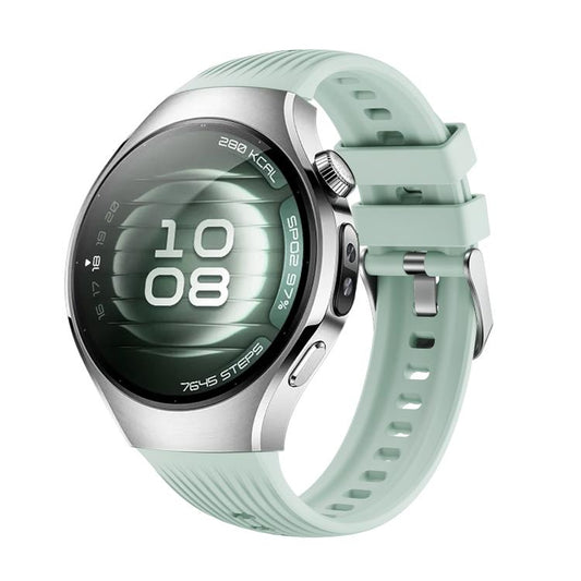 For Huawei Watch 5 42mm Vertical Silicone Watch Band(Light Green) - Watch Bands by buy2fix | Online Shopping UK | buy2fix