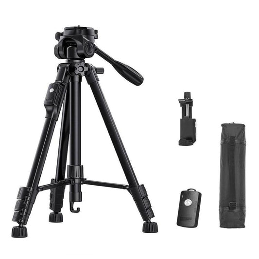 YUNTENG VCT-669 For Live Streaming Video Recording Camera Tripod Smartphone Selfie Mount - Tripods by YUNTENG | Online Shopping UK | buy2fix