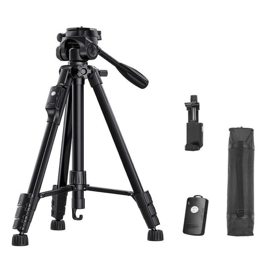 YUNTENG VCT-669 For Live Streaming Video Recording Camera Tripod Smartphone Selfie Mount