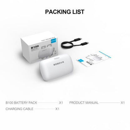 BOBOVR B100 For BOBOVR S3 Pro 10000mAh Replacement Battery VR Head Strap Accessory - VR Accessories by buy2fix | Online Shopping UK | buy2fix