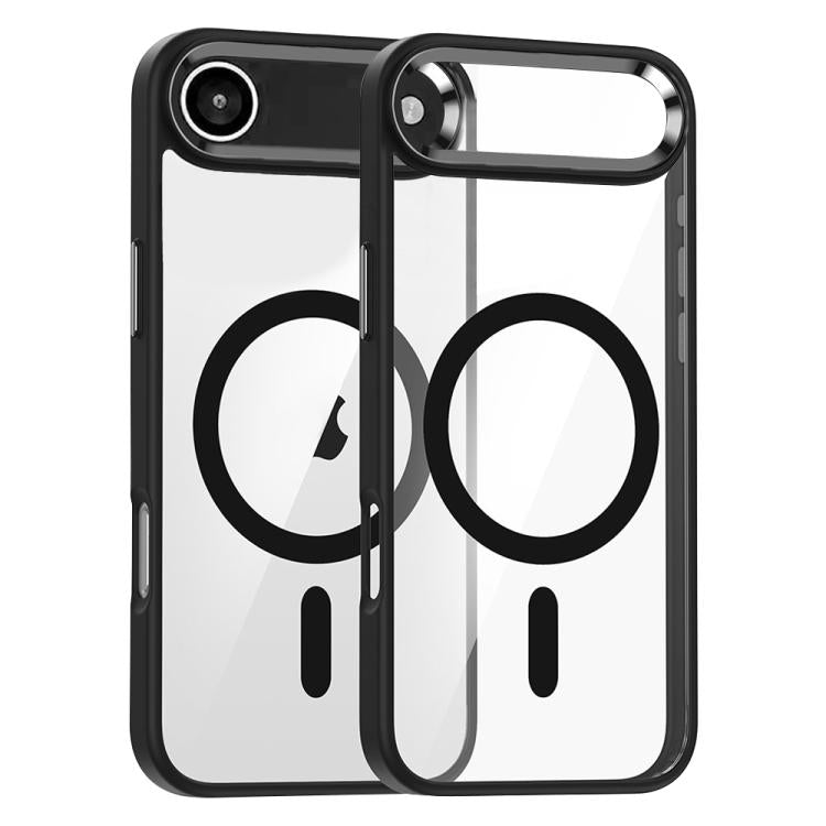 For iPhone Air Metal Eyes Lens Ring MagSafe Anti-drop Phone Case(Black) - iPhone Air Cases by buy2fix | Online Shopping UK | buy2fix
