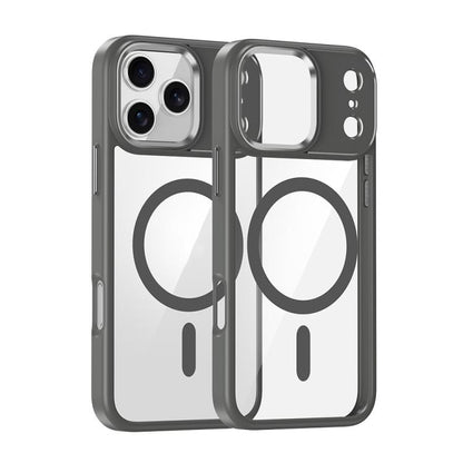 For iPhone 17 Pro Max Metal Eyes Lens Ring MagSafe Anti-drop Phone Case(Titanium Sand) - iPhone 17 Pro Max Cases by buy2fix | Online Shopping UK | buy2fix