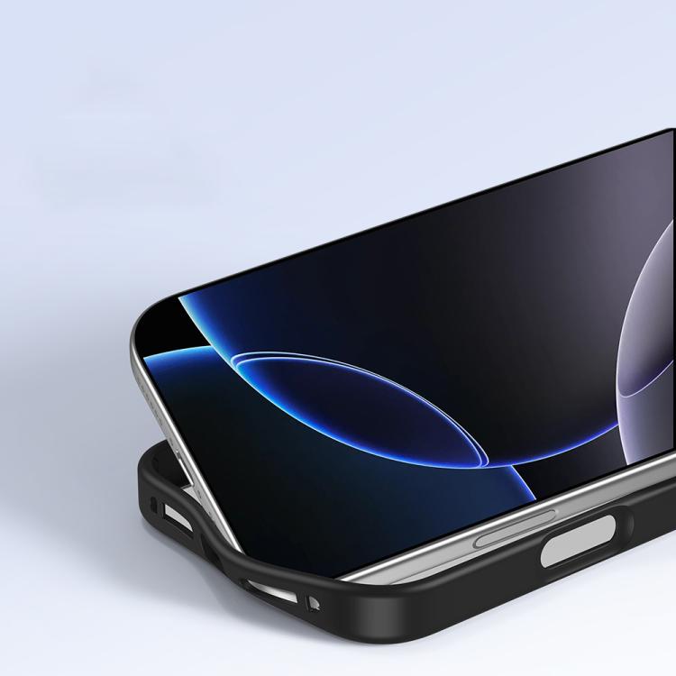 For iPhone Air Metal Eyes Lens Ring MagSafe Anti-drop Phone Case(Black) - iPhone Air Cases by buy2fix | Online Shopping UK | buy2fix