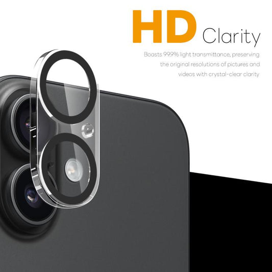 For iPhone 17 2pcs NORTHJO Camera Lens Protector 3D Night Shot Tempered Glass Film(Black) - iPhone 17 Tempered Glass by NORTHJO | Online Shopping UK | buy2fix