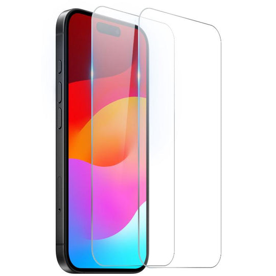 For iPhone Air 2pcs NORTHJO A++ 0.3mm 2.5D Screen Tempered Glass Film(Clear)