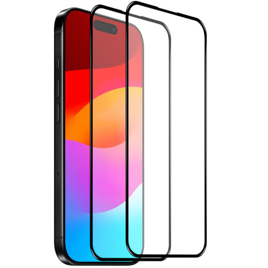 For iPhone 18 Pro Max / 17 Pro Max 2pcs NORTHJO A++ 0.3mm Screen Full Glue Silk Printing Tempered Glass Film