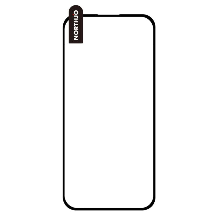 For iPhone 17 Pro 2pcs NORTHJO A++ 0.3mm Screen Full Glue Silk Printing Tempered Glass Film - iPhone 17 Pro Cases by NORTHJO | Online Shopping UK | buy2fix