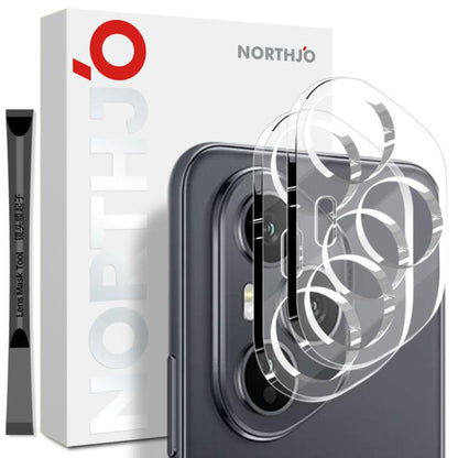 For Honor 400 Pro Global 160.8mm 2pcs NORTHJO Camera Lens Protector 3D HD Tempered Glass Film(Clear) - For Huawei by NORTHJO | Online Shopping UK | buy2fix