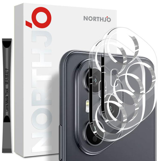 For Honor 400 Pro Global 160.8mm 2pcs NORTHJO Camera Lens Protector 3D HD Tempered Glass Film(Clear) - For Huawei by NORTHJO | Online Shopping UK | buy2fix