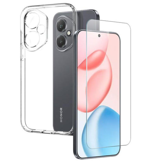 For Honor 400 Global 156.5mm NORTHJO 2 in 1 TPU Phone Case Screen Protector Tempered Glass Film(Clear) - More iPhone Cases by NORTHJO | Online Shopping UK | buy2fix
