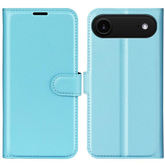 For iPhone Air Litchi Texture Horizontal Flip Leather Phone Case with Holder(Blue) - iPhone Air Cases by buy2fix | Online Shopping UK | buy2fix